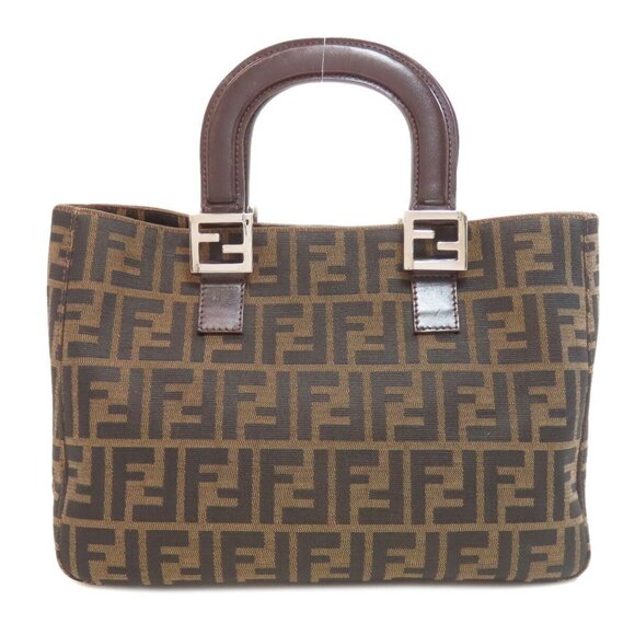 Fendi Handbags - FENDI Brown Zucca Bag